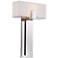 George Kovacs Mitered Glass 10" Polished Nickel Wall Sconce