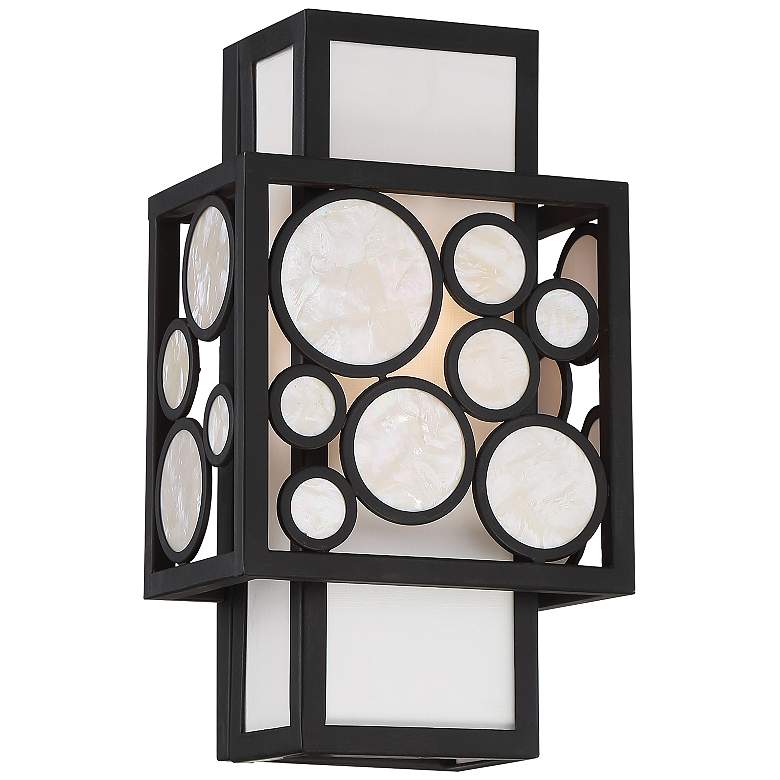 Image 2 George Kovacs Mosaic 8 inch Wide Oil Rubbed Bronze Bath Light