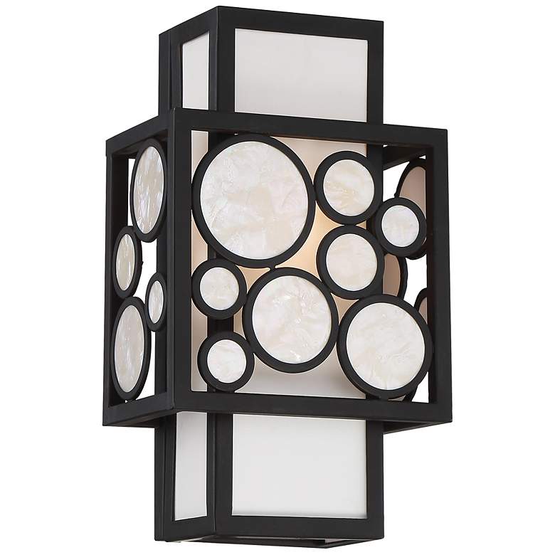 Image 2 George Kovacs Mosaic 8" Wide Oil Rubbed Bronze Bath Light