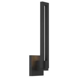 George Kovacs Music LED Sand Black Outdoor Wall Sconce