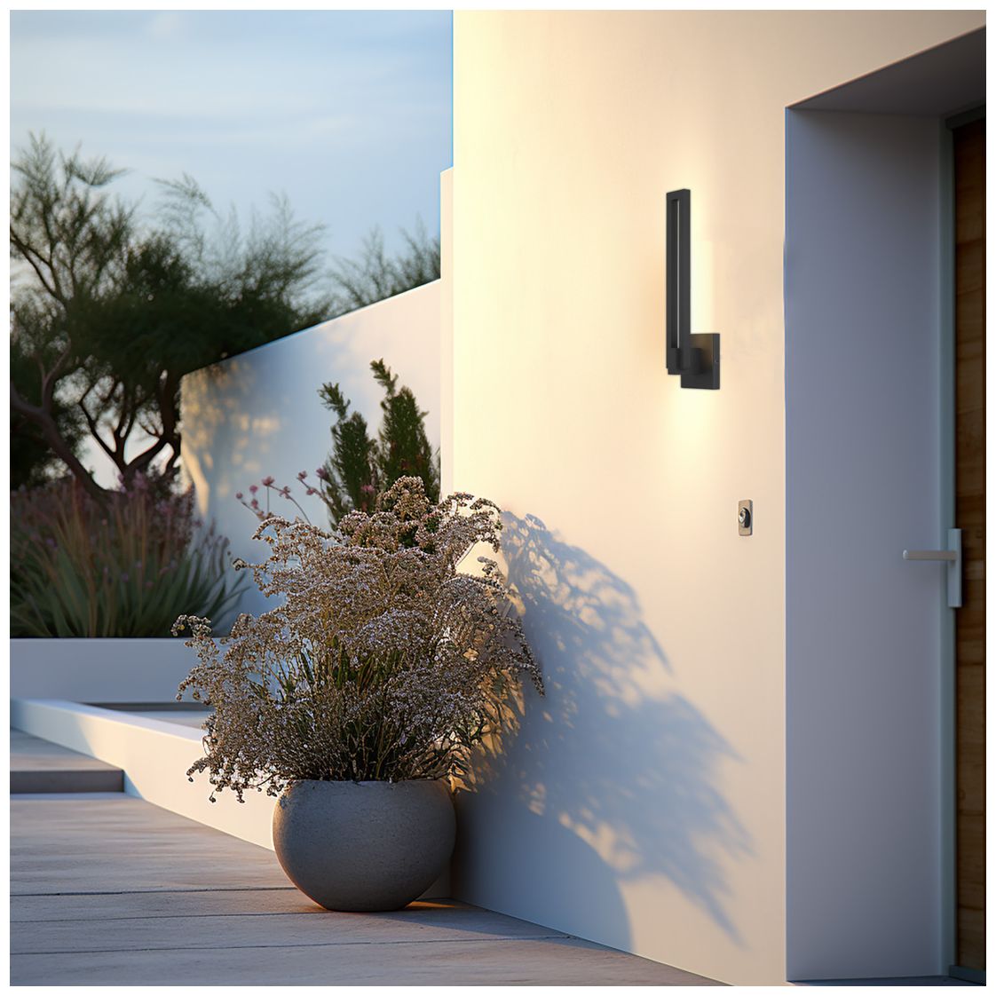 Image 4 George Kovacs Music LED Sand Black Outdoor Wall Sconce more views