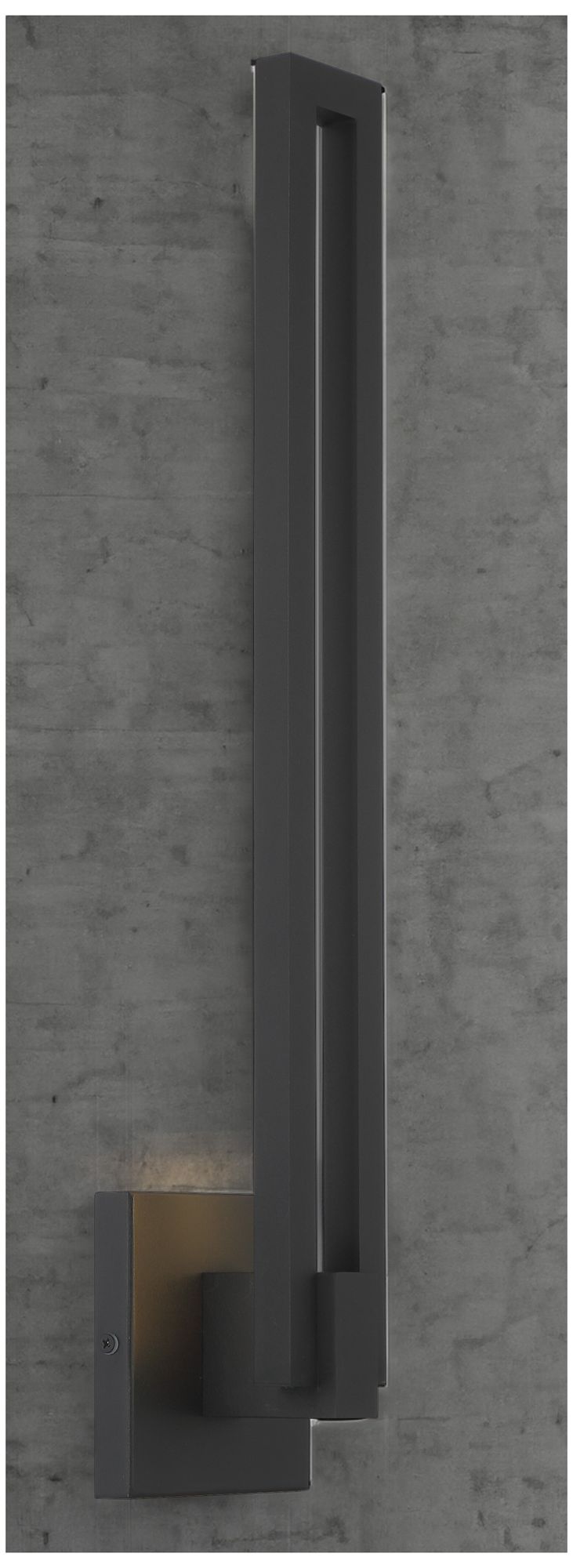 Image 6 George Kovacs Music LED Sand Black Outdoor Wall Sconce more views