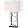 George Kovacs Open Base Table Lamp in Polished Nickel