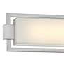George Kovacs Opening Act 24" Wide Brushed Nickel LED Bath Light
