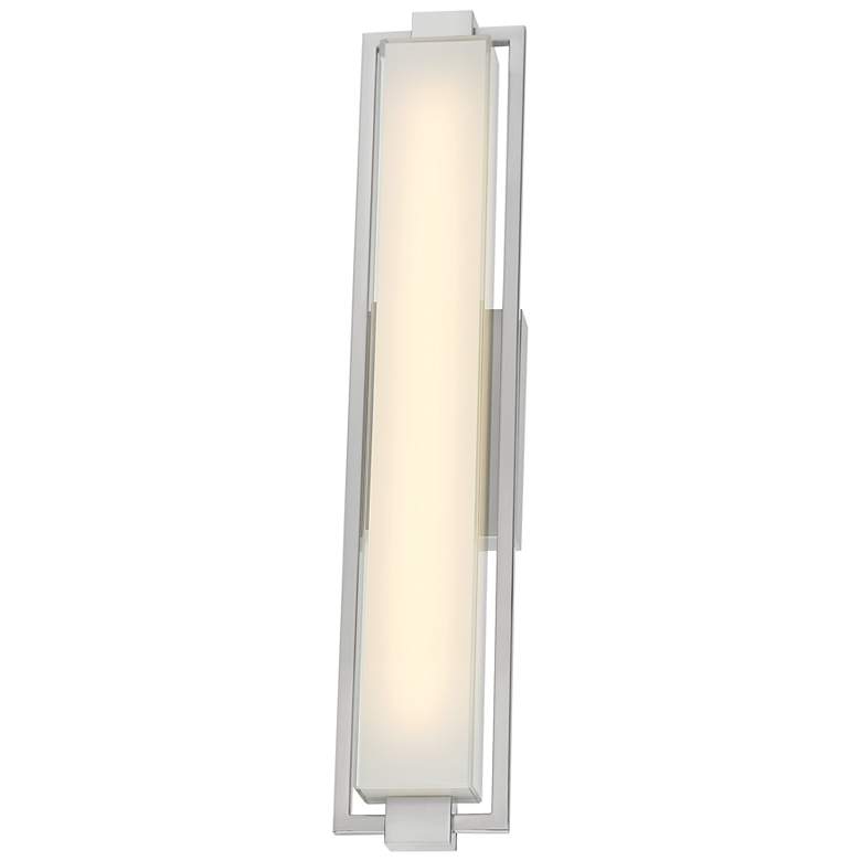 Image 4 George Kovacs Opening Act 24" Wide Brushed Nickel LED Bath Light more views