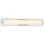 George Kovacs Opening Act 31 1/4" Wide Brushed Nickel LED Bath Light
