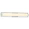 George Kovacs Opening Act 31 1/4" Wide Brushed Nickel LED Bath Light