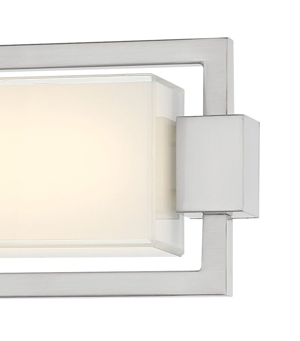 Image 3 George Kovacs Opening Act LED Brushed Nickel Bath Light more views