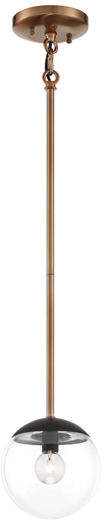 George Kovacs Outer Limits 1-Light Painted Bronze Mini-Pendant