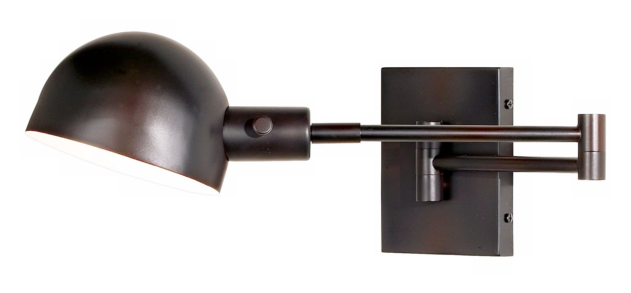 Image 3 George Kovacs P3 1-Light Antique Dorian Bronze Swing Arm more views