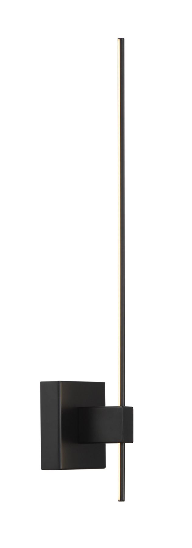 Image 3 George Kovacs Parker 1-Light LED 24.5-in Black Modern Wall Sconce more views