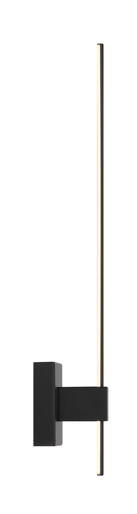 Image 4 George Kovacs Parker 1-Light LED 24.5-in Black Modern Wall Sconce more views