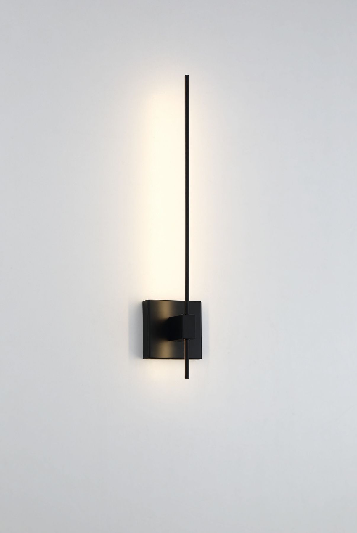 Image 5 George Kovacs Parker 1-Light LED 24.5-in Black Modern Wall Sconce more views