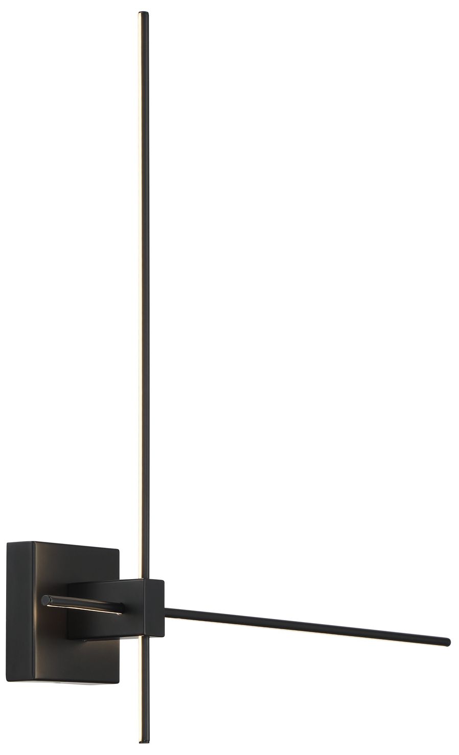 Image 2 George Kovacs Parker 1-Light LED 41.25-in Black Modern Wall Sconce more views