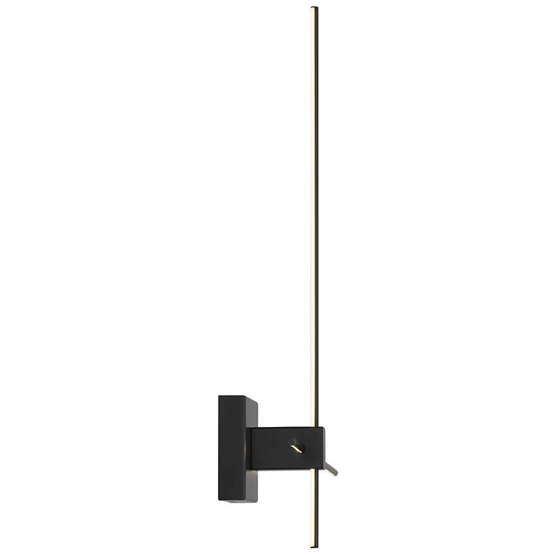 Image 3 George Kovacs Parker 1-Light LED Black Wall Sconce more views