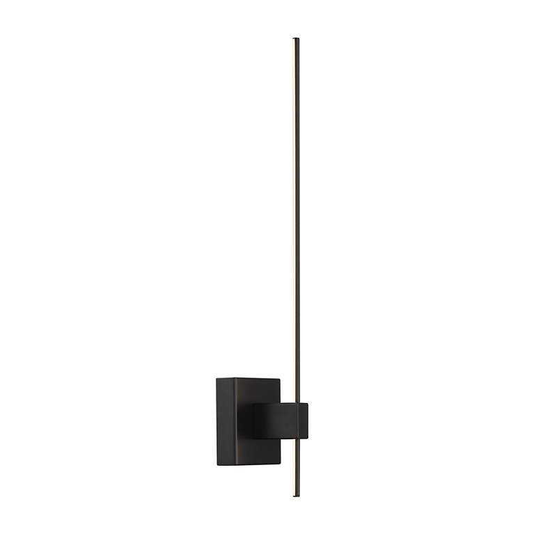 Image 3 George Kovacs Parker 24 1/2" High Coal LED Wall Sconce more views