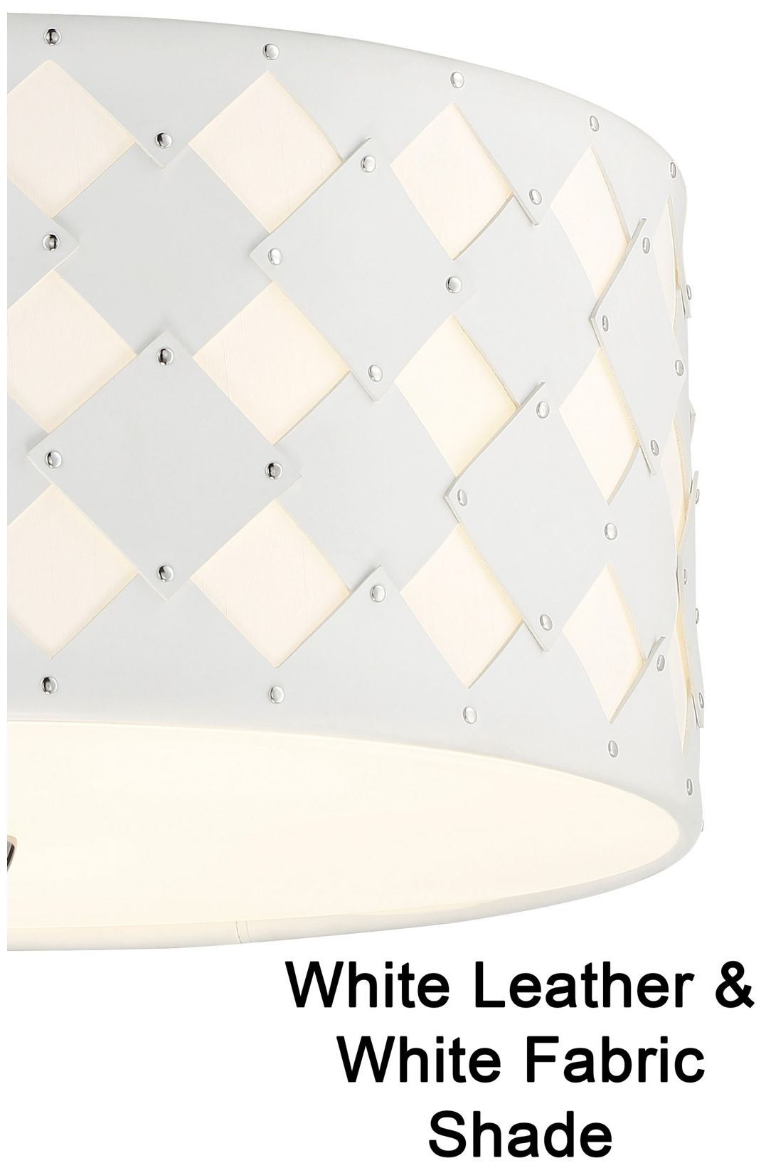 Image 7 George Kovacs Patchwork 3-Light Polished Nickel Pendant with Shade more views