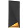 George Kovacs Peekaboo LED Sand Black and Gold Indoor-Outdoor Wall Sconce