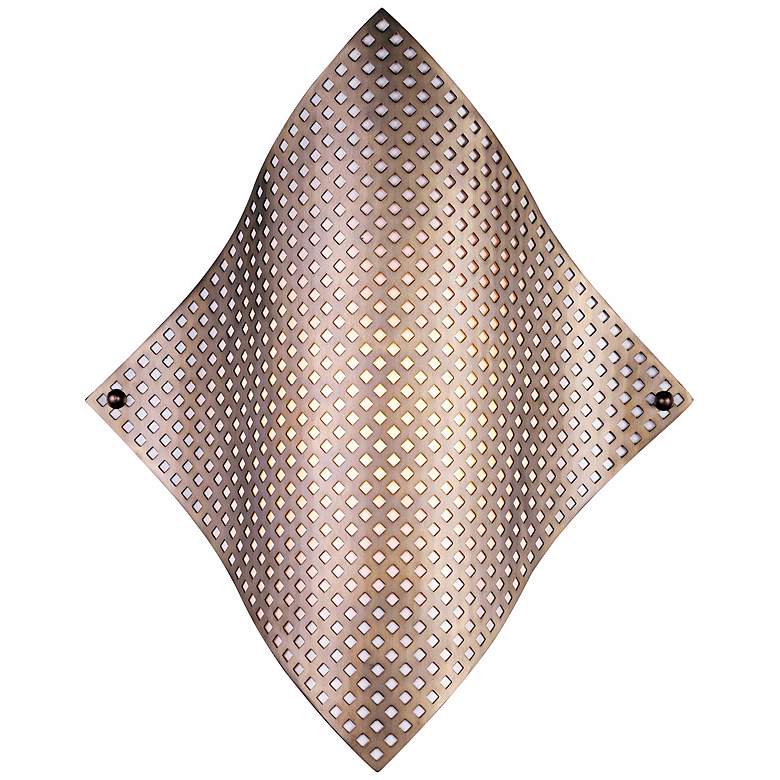 Image 2 George Kovacs Perforated Steel 17" High Wall Sconce