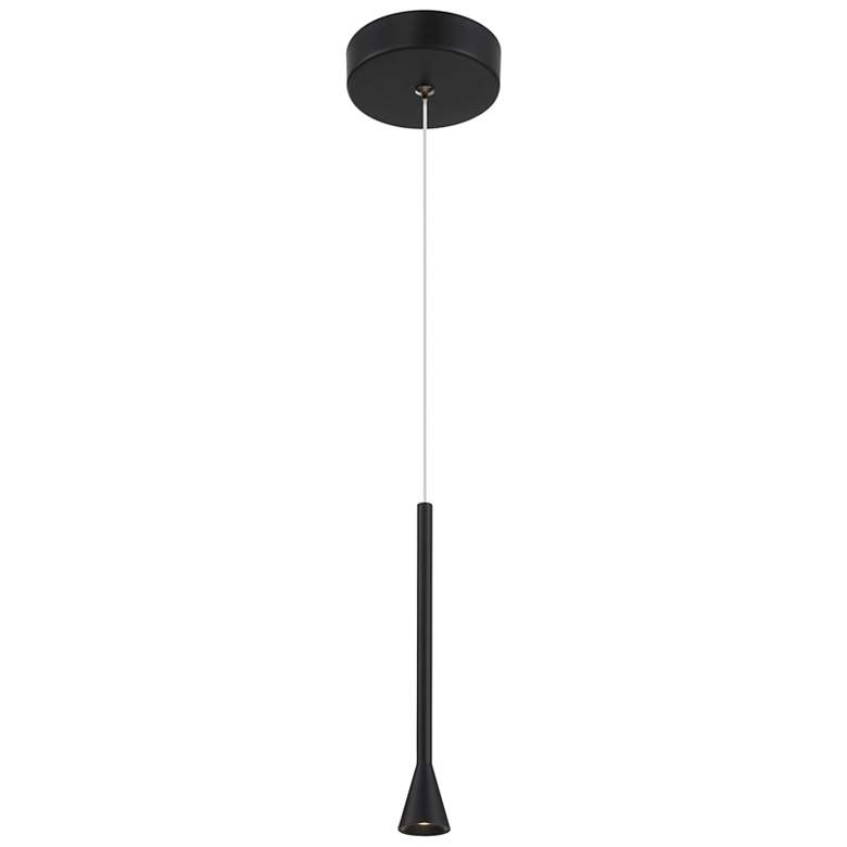 Image 1 George Kovacs Piccolo 1-Light Black LED Mini Pendant