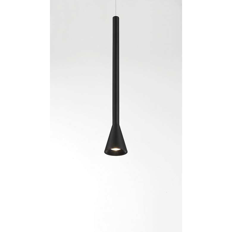 Image 4 George Kovacs Piccolo 1-Light Black LED Mini Pendant more views
