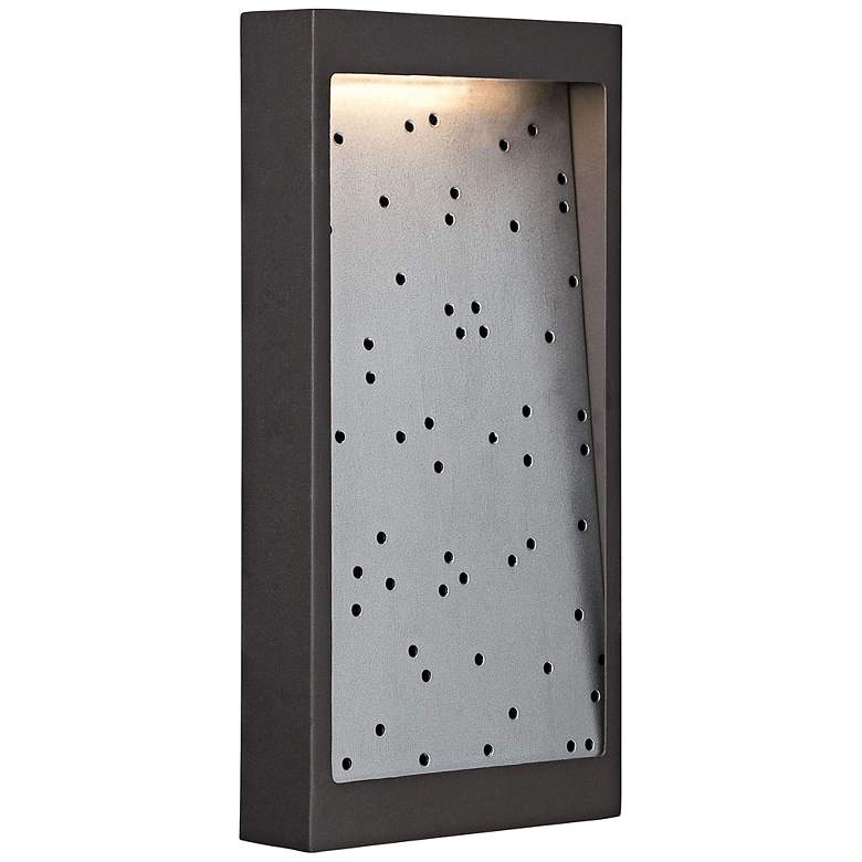 Image 1 George Kovacs Pinball 14"H LED Bronze Outdoor Wall Light