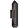 George Kovacs Pitch 18 1/2"H Black LED Outdoor Wall Light
