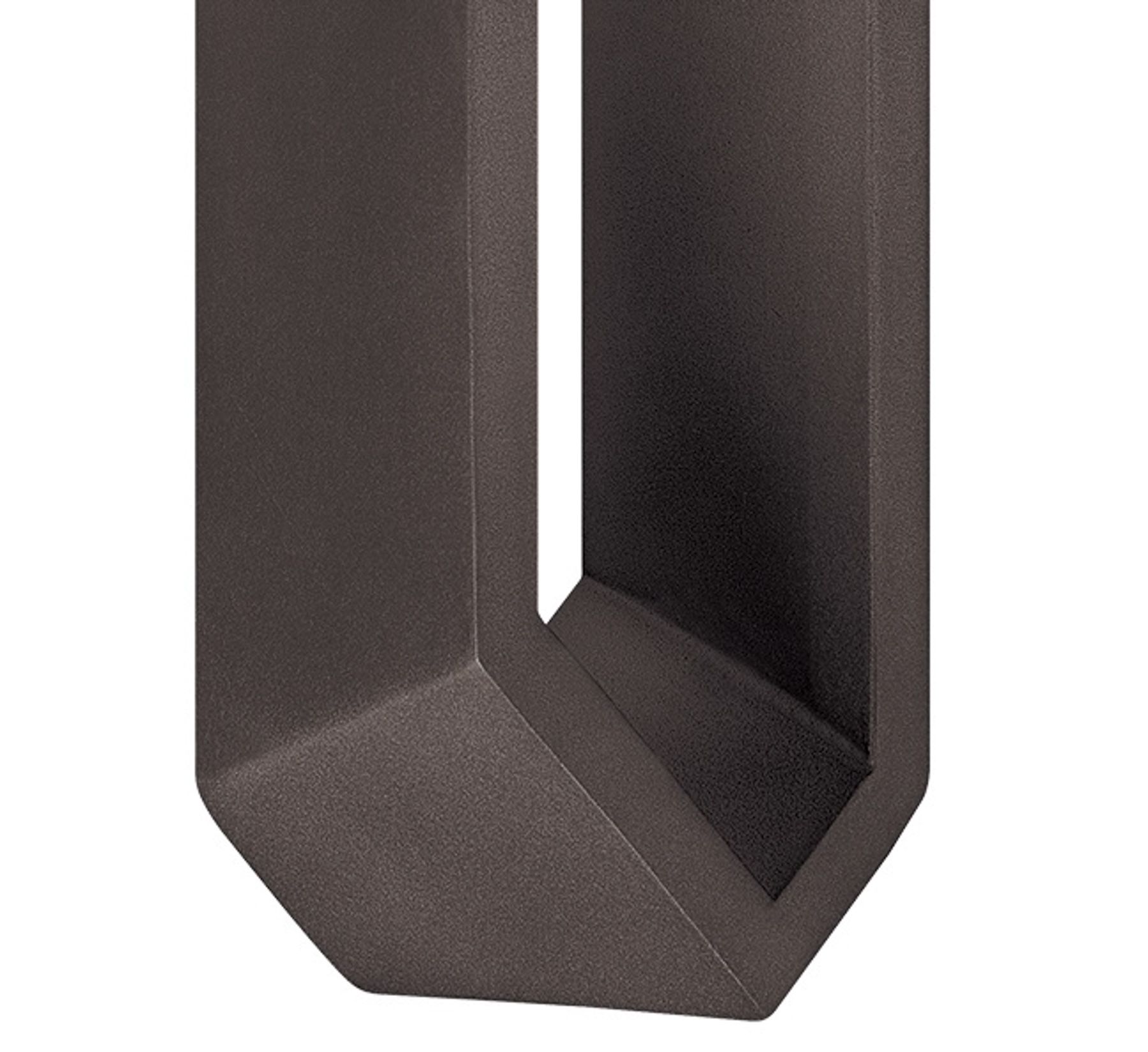 Image 3 George Kovacs Pitch LED Sand Black Outdoor Wall Sconce more views