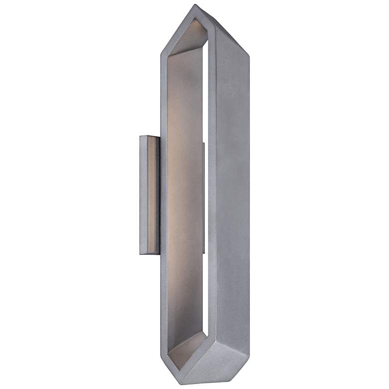 Image 1 George Kovacs Pitch Sand 18 1/2 inchH LED Outdoor Wall Light