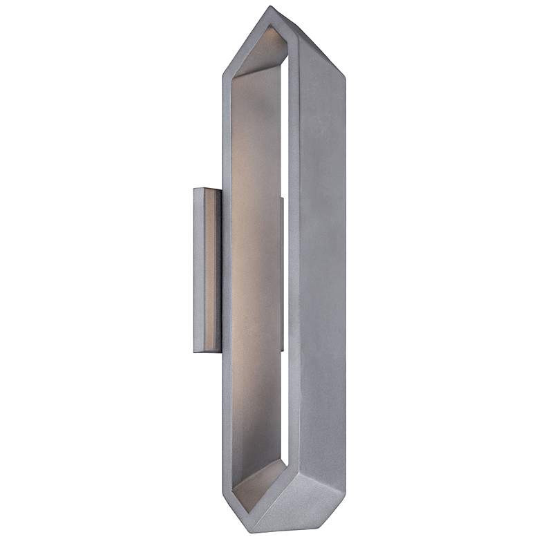 Image 1 George Kovacs Pitch Sand 18 1/2"H LED Outdoor Wall Light
