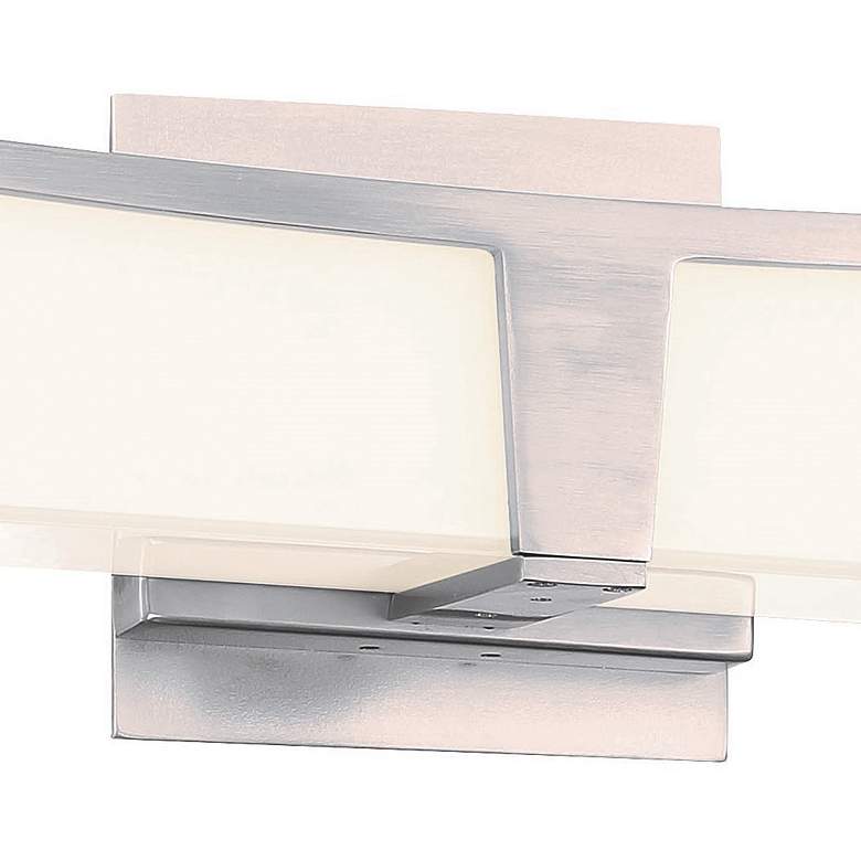 Image 4 George Kovacs Plane 18" Wide Brushed Nickel LED Bath Light more views