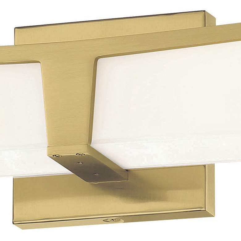 Image 4 George Kovacs Plane 25" Wide Honey Gold LED Bath Light more views