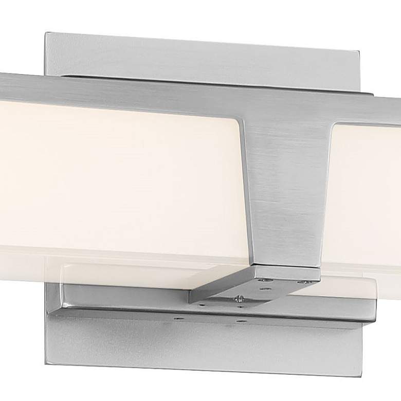 Image 4 George Kovacs Plane 30" Wide Brushed Nickel LED Bath Light more views