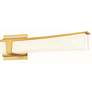 3_George Kovacs Plane 30" Wide Honey Gold LED Bath Light more views