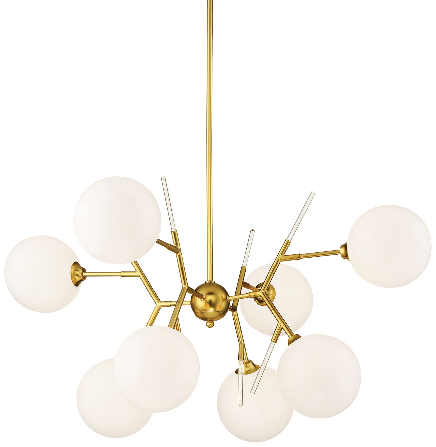 Image 2 George Kovacs Polares 8-Light Honey Gold Chandelier