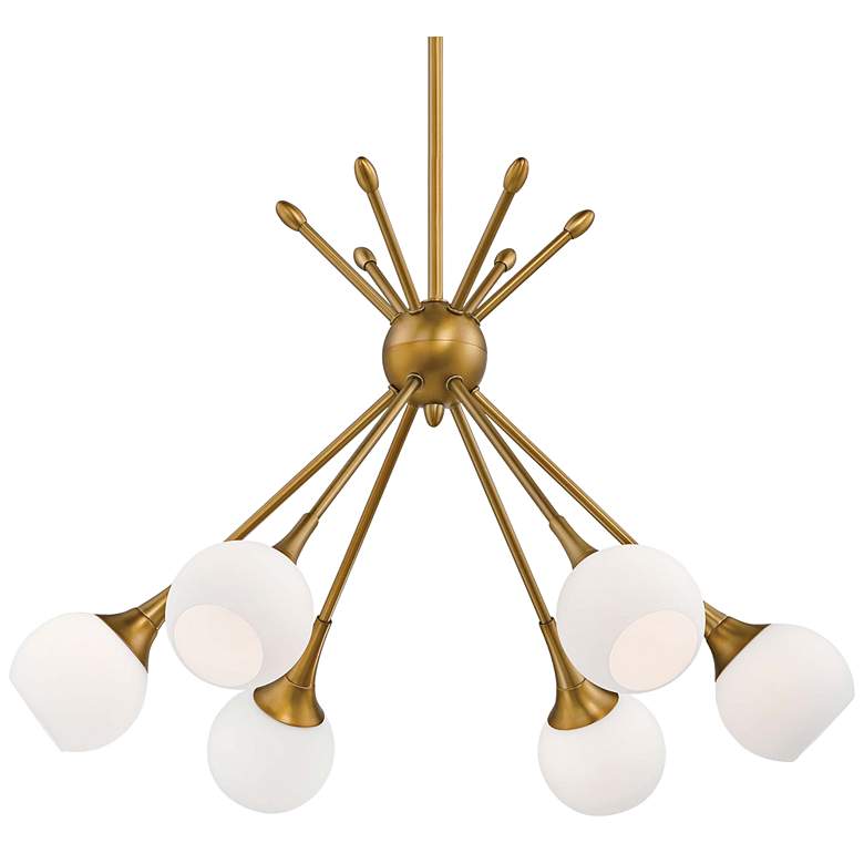 Image 3 George Kovacs Pontil 24" Wide Honey Gold Chandelier