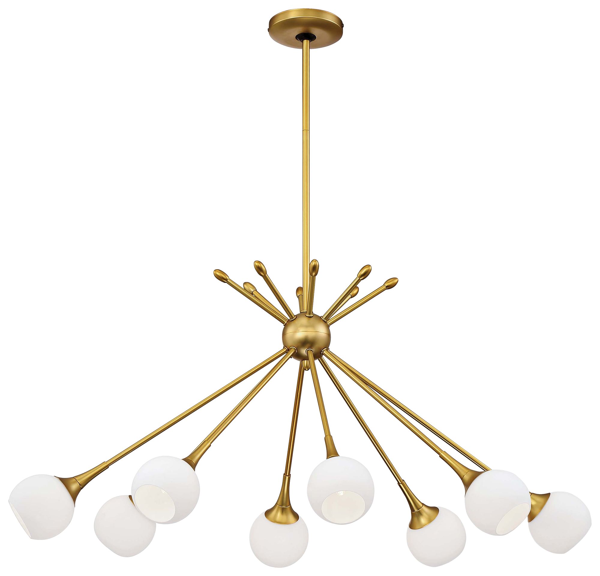 George Kovacs Pontil 8-Light Honey Gold Island Light