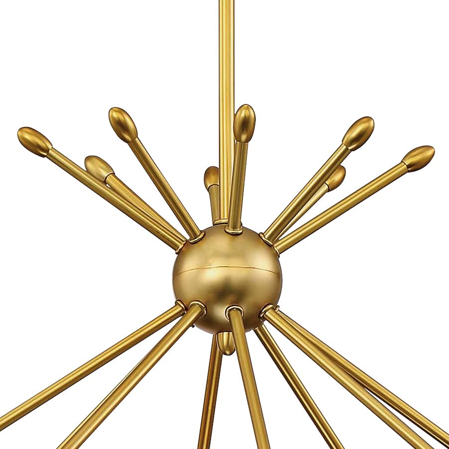 Image 5 George Kovacs Pontil 8-Light Honey Gold Island Light more views