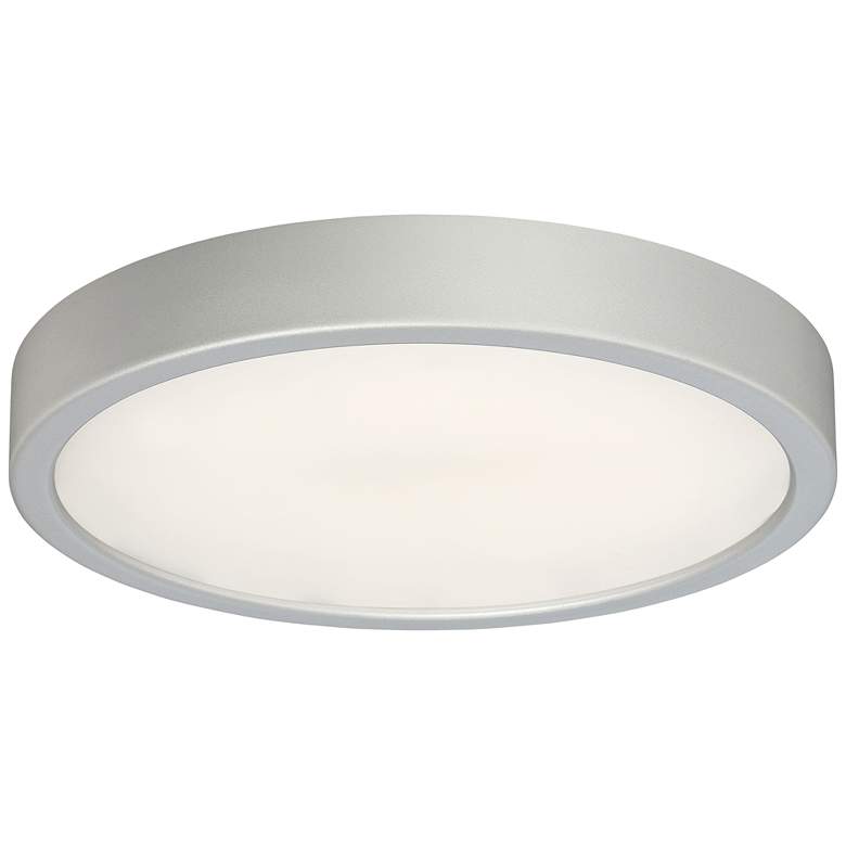 Image 2 George Kovacs Puzo 10" Wide Silver LED Ceiling Light