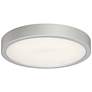 George Kovacs Puzo 10" Wide Silver LED Ceiling Light