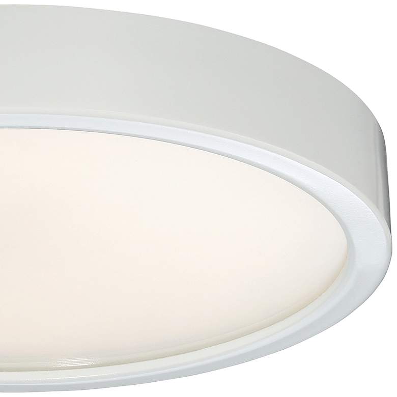 Image 2 George Kovacs Puzo 10" Wide White LED Ceiling Light more views