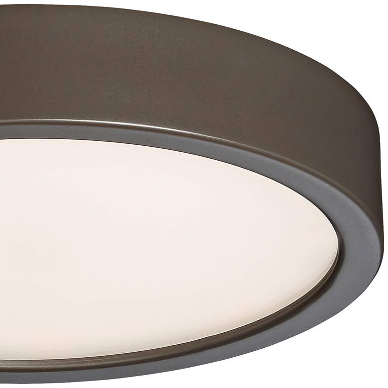 Image 3 George Kovacs Puzo 8" Wide Copper Bronze Modern LED Ceiling Light more views