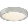 George Kovacs Puzo 8" Wide Silver LED Ceiling Light