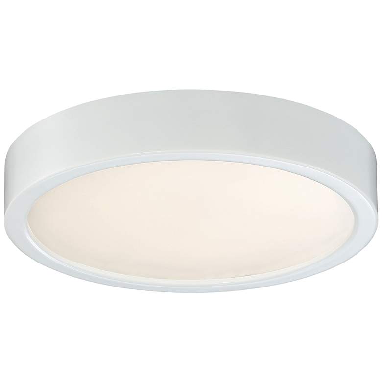 George Kovacs Puzo 8&quot; Wide White LED Ceiling Light