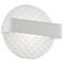 George Kovacs Quilted 6 3/4"H Matte White LED Wall Sconce