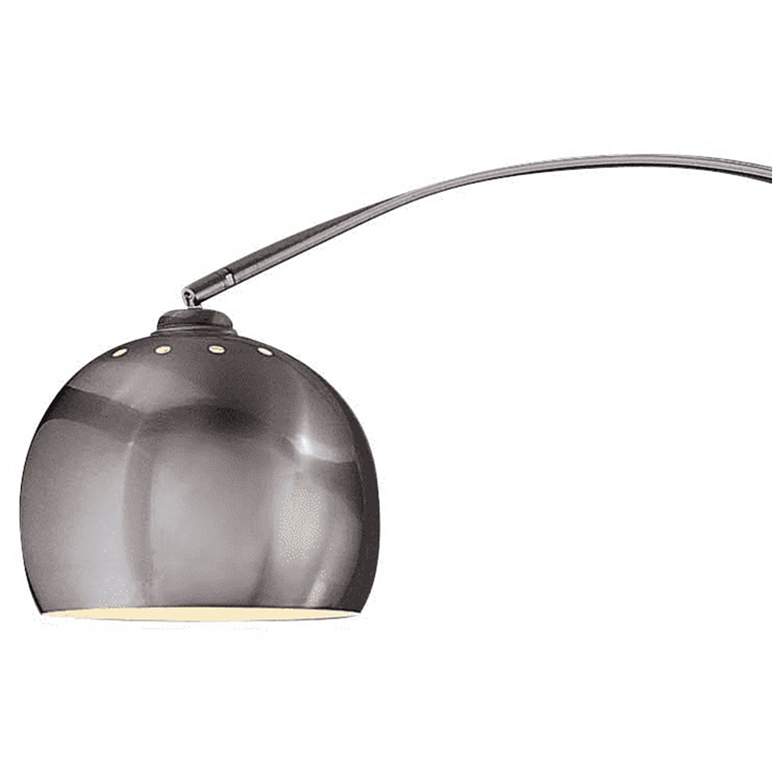 Image 2 George Kovacs Reading Room 72 1/2" Brushed Nickel Arc Floor Lamp more views