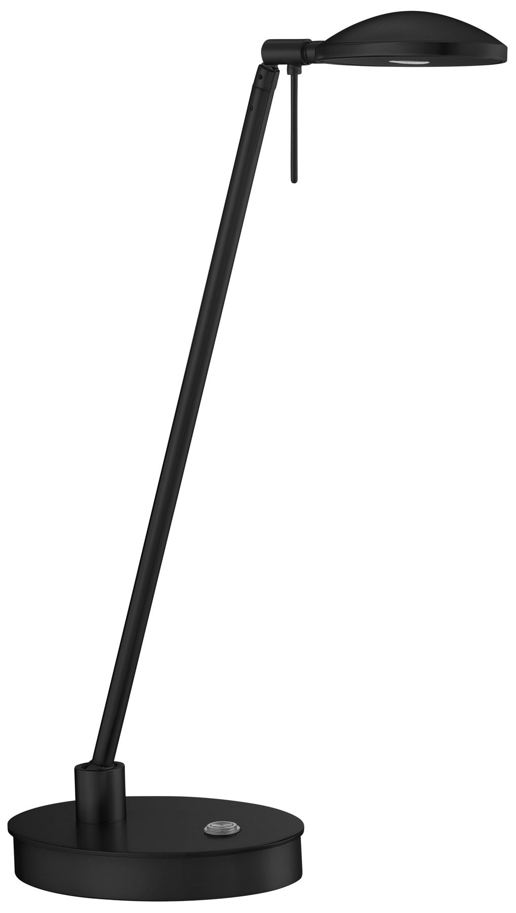 Image George Kovacs Reading Room LED 19.5 in Black Desk Lamp with Metal Shade
