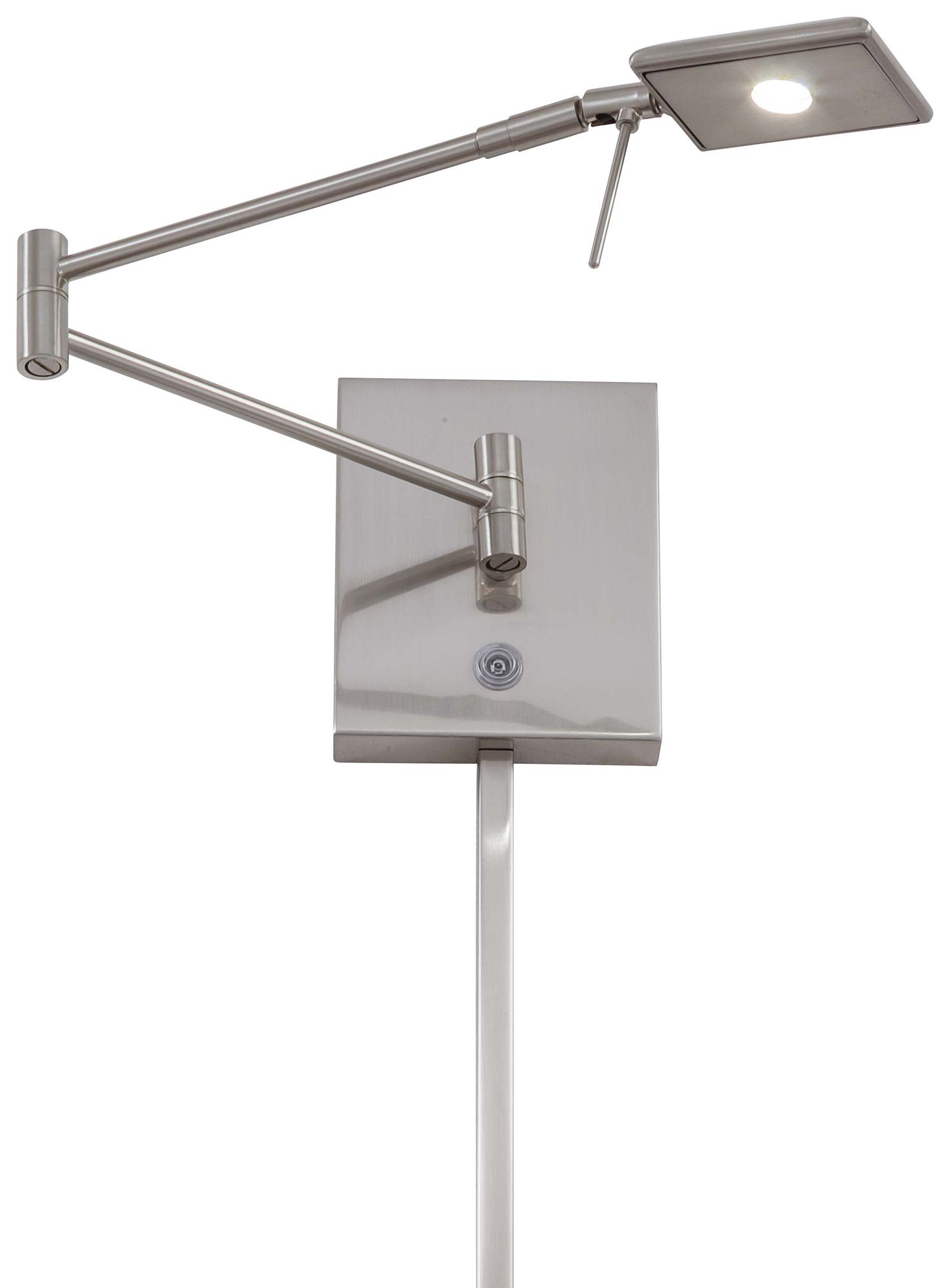 Image 2 George Kovacs Reading Room LED Brushed Nickel Swing Arm Lamp