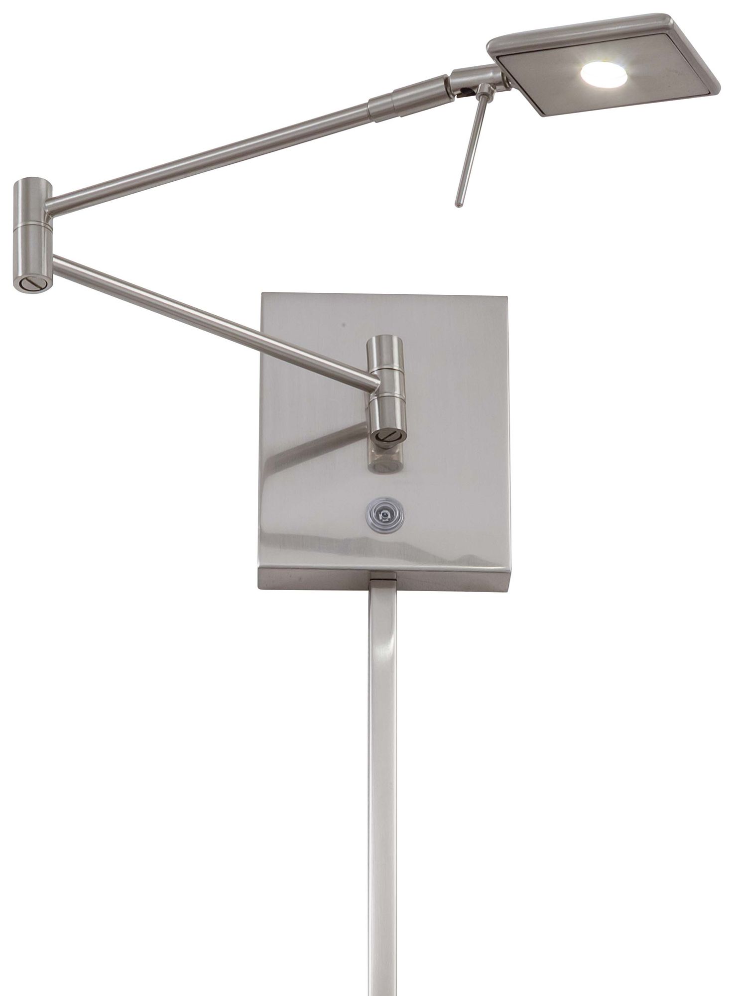 Image 5 George Kovacs Reading Room LED Brushed Nickel Swing Arm Lamp more views