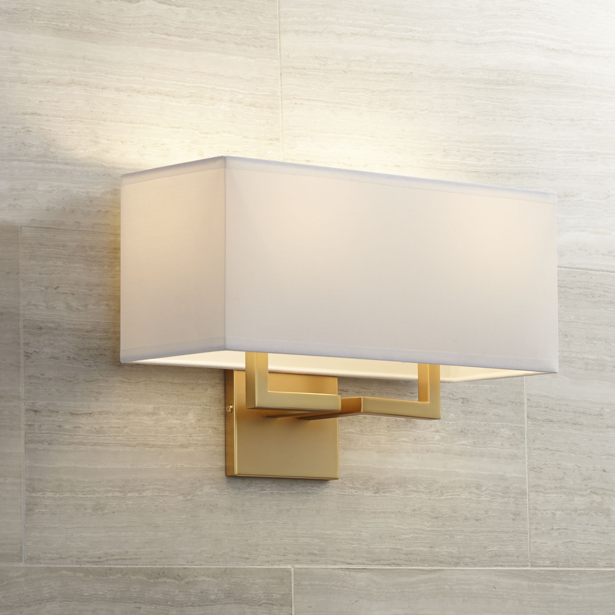 Rectangular wall deals sconce